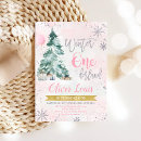 Search for onederland invitations Pink and silver