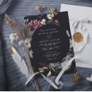 Search for dried floral rustic wedding invitations Minimalist