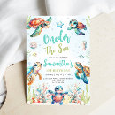 Search for sea turtle birthday invitations Summer