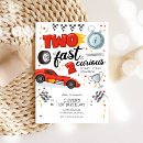 Search for 2 fast birthday invitations Checkered flag