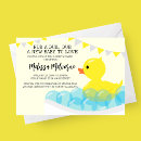 Search for rub a dub dub invitations Ducky