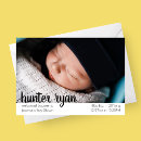 Search for modern minimalist birth announcement cards Calligraphy