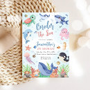 Search for oneder the sea invitations Nautical