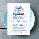 Search for a new chapter begins invitations Blue