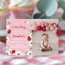 Search for photo ladybug invitations Floral