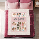Search for friends blankets Photo collage