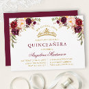 Search for red rose quinceanera invitations Mis quince años