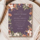 Search for purple fall wedding invitations Formal