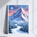 Search for painted mountains posters Watercolor