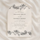 Search for black floral wedding invitations Vintage
