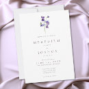 Search for violet wedding invitations Simple