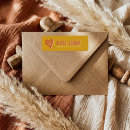 Search for retro typography return address labels Minimalist