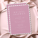 Search for dusty pink bridal shower invitations Elegant typography