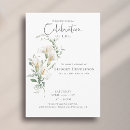Search for white lily funeral invitations Memorial service