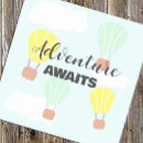 Search for adventure awaits coasters Hot air balloon