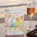 Search for lovebird cards Watercolor