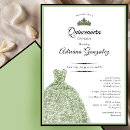 Search for bling quince invitations Elegant classy