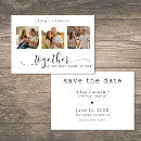 Search for minimalist wedding save the dates Typography