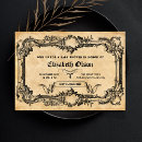 Search for goth baby invitations Dark