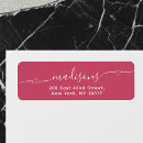 Search for rectangular return address labels Red