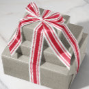 Search for red and white striped ribbon Vintage