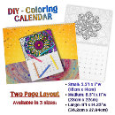 Search for mandala calendars Colouring for adults