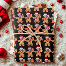 Search for funny xmas paper wrapping paper Gingerbread