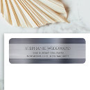 Search for silver foil return address labels Classy