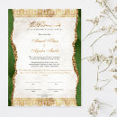 Search for decorative certificate weddings Nikkah contract