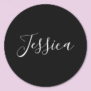 Search for cool black white design stickers For her