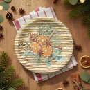 Search for beautiful christmas paper plates Watercolor