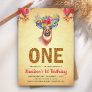 Search for girl tribal 1st birthday invitations First