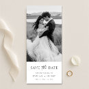 Search for unique 4x9 invitations Black and white