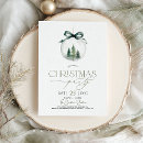 Search for gold christmas invitations Green and gold