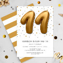 Search for eleventh birthday invitations Trendy