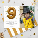 Search for ninth birthday invitations Simple