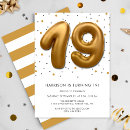 Search for 19th birthday invitations Simple