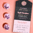 Search for sweet one party invitations Girly