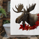 Search for moose shower curtains Wildlife