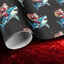 Search for christmas shark wrapping paper Funny