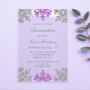 Search for winter quinceanera invitations Grey