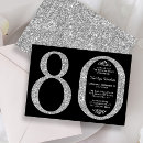 Search for 80 and fabulous birthday invitations Typography