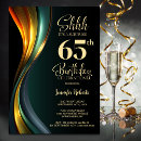 Search for sixty five invitations Gold
