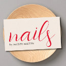 Search for nail business cards Minimalist