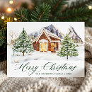 Search for snowy mountains christmas cards Watercolor