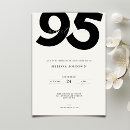 Search for elegant 95th birthday invitations Stylish