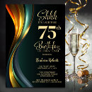 Search for surprise 75th birthday invitations Modern