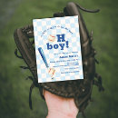 Search for baseball baby shower invitations Retro