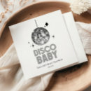 Search for disco ball napkins Baby shower