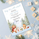 Search for holiday baby boy shower invitations Baby its cold outside